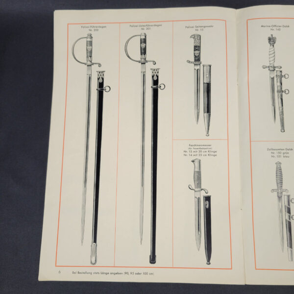 Paul Seilheimer Solingen Dagger Sword Edged Weapon Catalog - Image 6