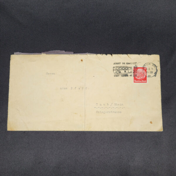 Letter from Adolf Hitler's Chancellery (Early 1934) - Image 2