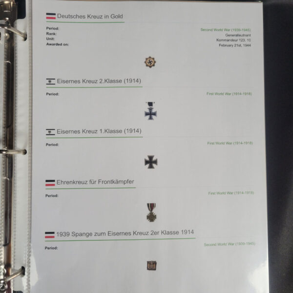 General Erwin Rauch Surrender Sword With Dossier (No Maker - Voos Pattern) with COA - Image 5