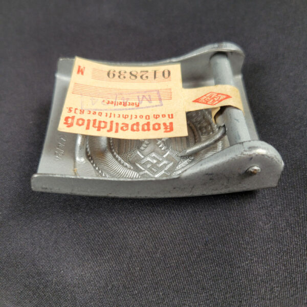 HJ Hitlerjugend belt buckle by RZM M4/24 Fredrich Linden W/ Tag - Image 6