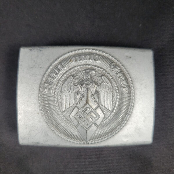 HJ Hitlerjugend belt buckle by RZM M4/24 Fredrich Linden W/ Tag - Image 2