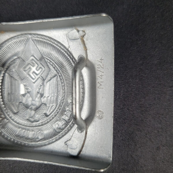 HJ Hitlerjugend belt buckle by RZM M4/24 Fredrich Linden W/ Tag - Image 4