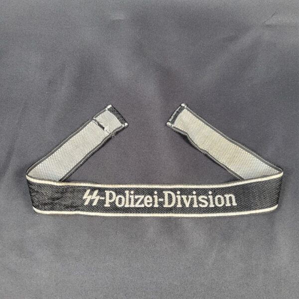 SS Polizei (Police) Division Cuff Title Bevo Full Length