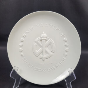 Allach 1942 SS Himmler Julfest Plate (Mint Condition)