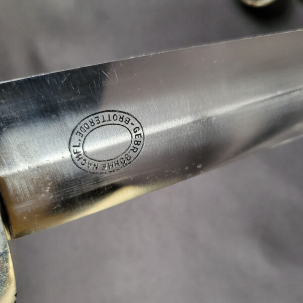 Early Gebr. Bohme Nachfl. Brotterode SA Dagger with Hanger - Image 5