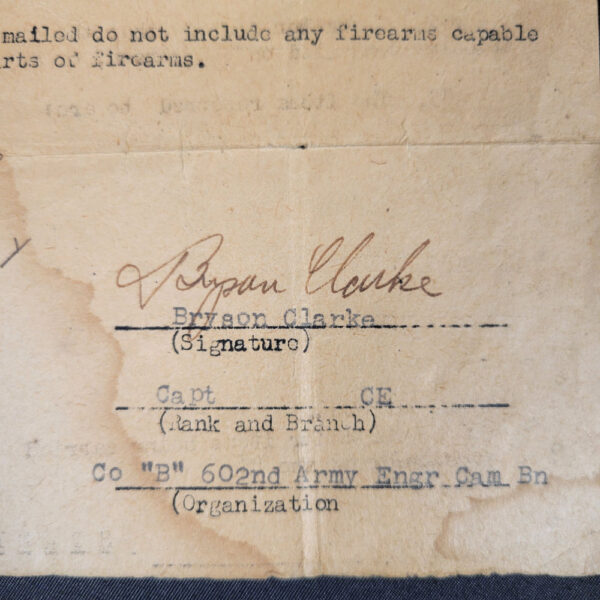 Vet Bringback Document P-38 - Image 5
