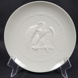 Allach 1943 SS Himmler Julfest Presentation Plate