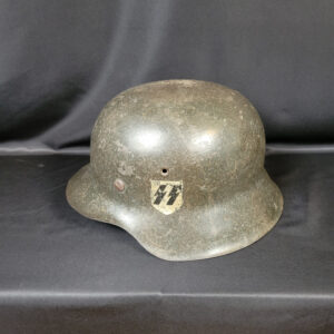 Rare Waffen SS Foreign Volunteer M42 Double Decal Helmet W / COA